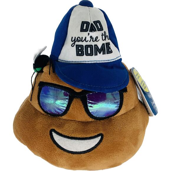 Father's Day Gift From Son Or Daughter Emoji Wobbler Poop Bomb Good Feeling Song - Picture 1 of 14